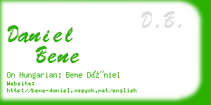 daniel bene business card